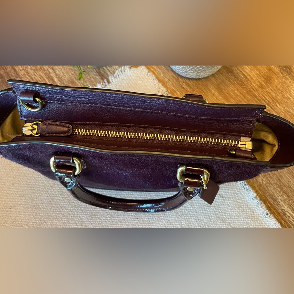 Coach Rare Calf Hair crossbody/satchel Bag - Picture 6 of 16